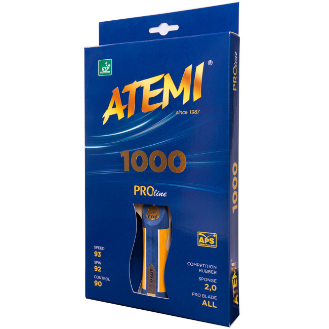 Ракетка для настольного тенниса Atemi 1000 - фото 1 - id-p223572044