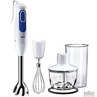 Погружной блендер Braun MQ 3035 WH Sauce белый/синий