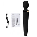 Вибромассажер перезаряжаемый Satisfyer Wand-er Woman, черный, фото 8