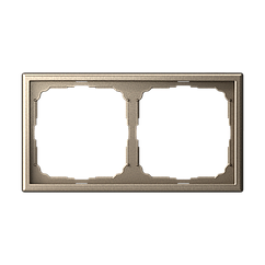 Рамка двухместная универсальная, цвет Шампань (Schneider Electric ArtGallery)