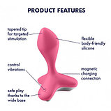 Анальная пробка с вибрацией Satisfyer Game Changer розовая, фото 7