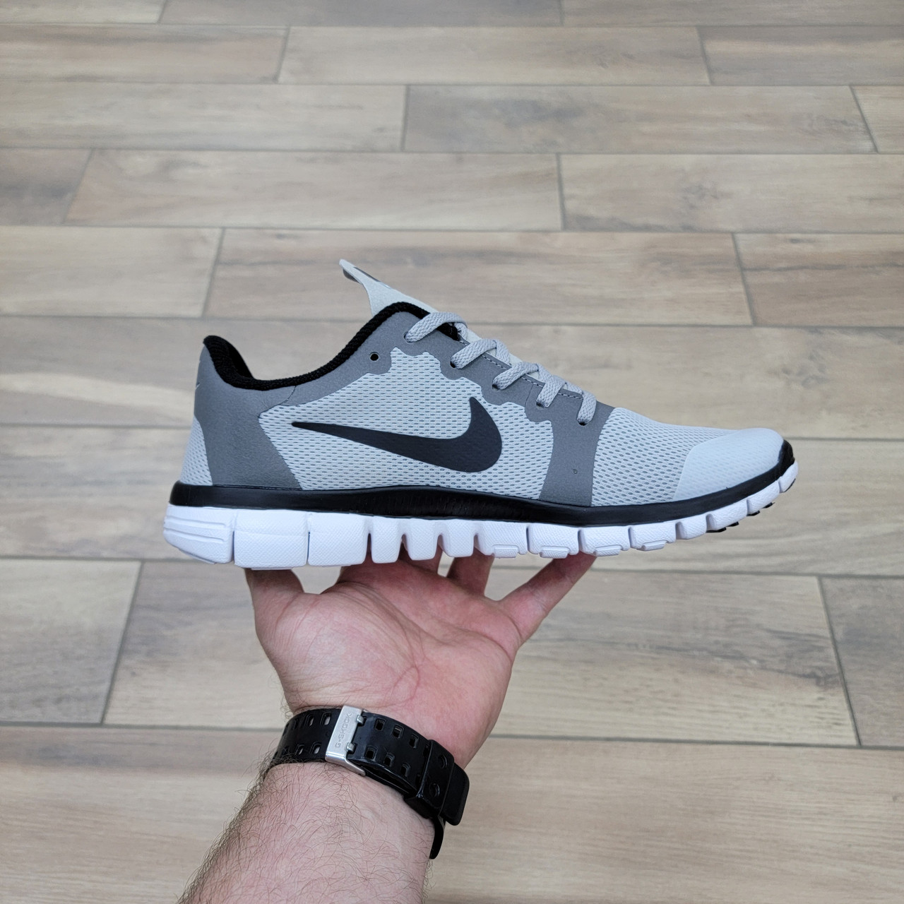 Кроссовки Nike Free Run 3.0 Gray - фото 2 - id-p226838662