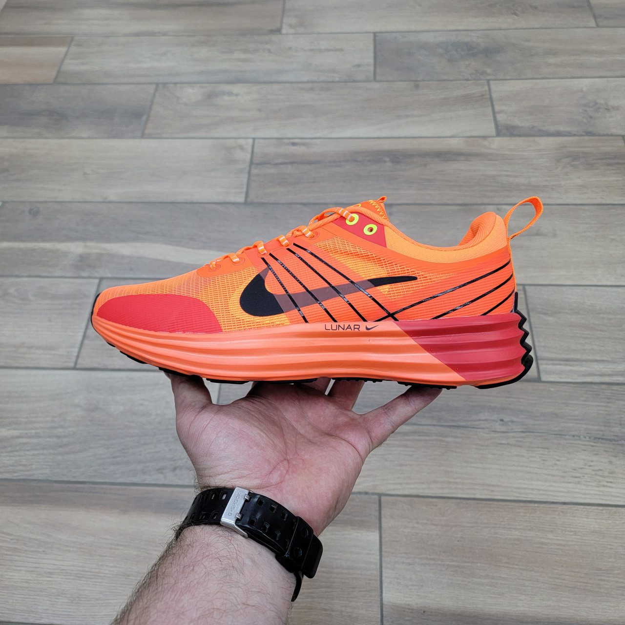 Кроссовки Nike Lunar Roam Orange - фото 1 - id-p226841805