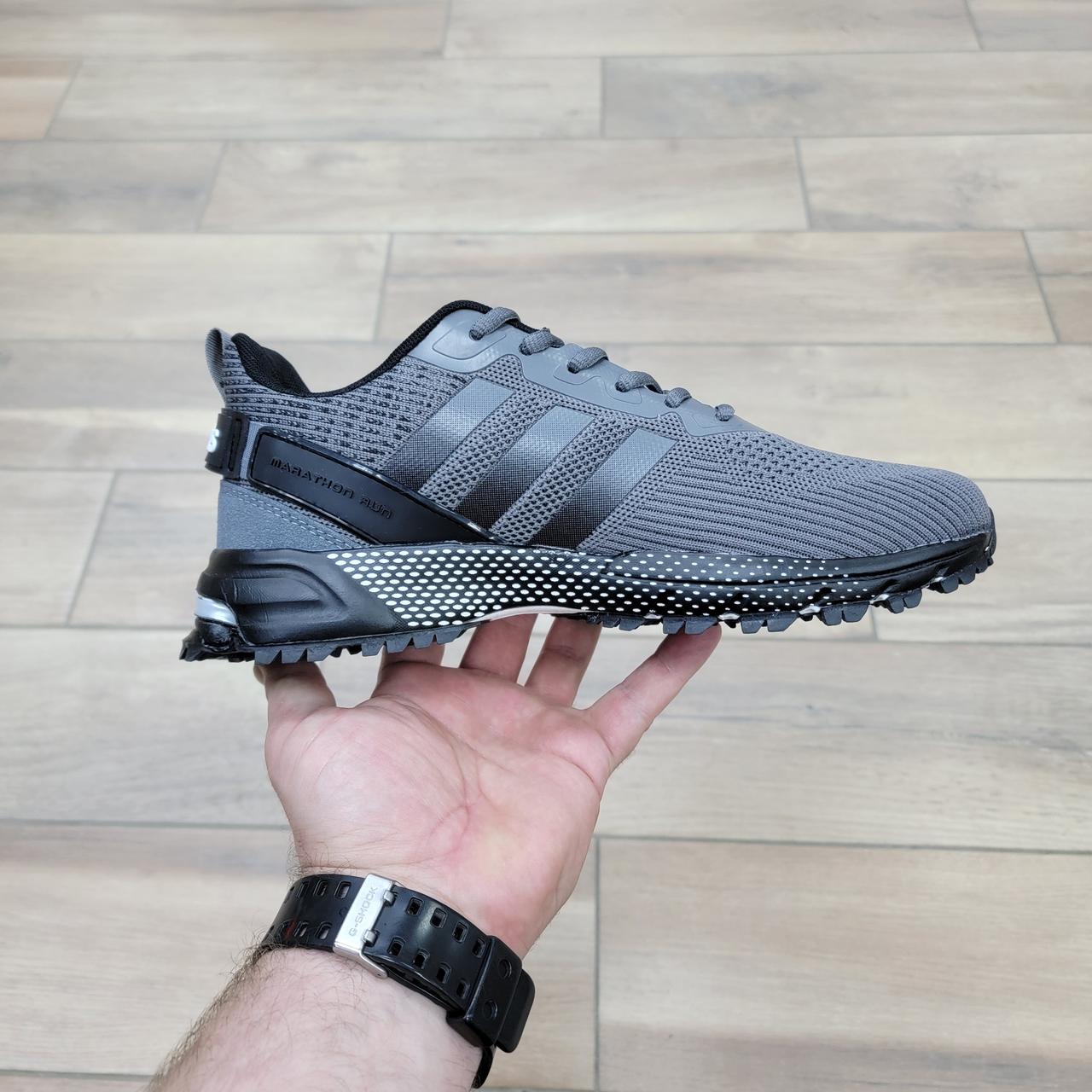 Кроссовки Adidas Marathon TR 30 Dark Gray - фото 2 - id-p208170307