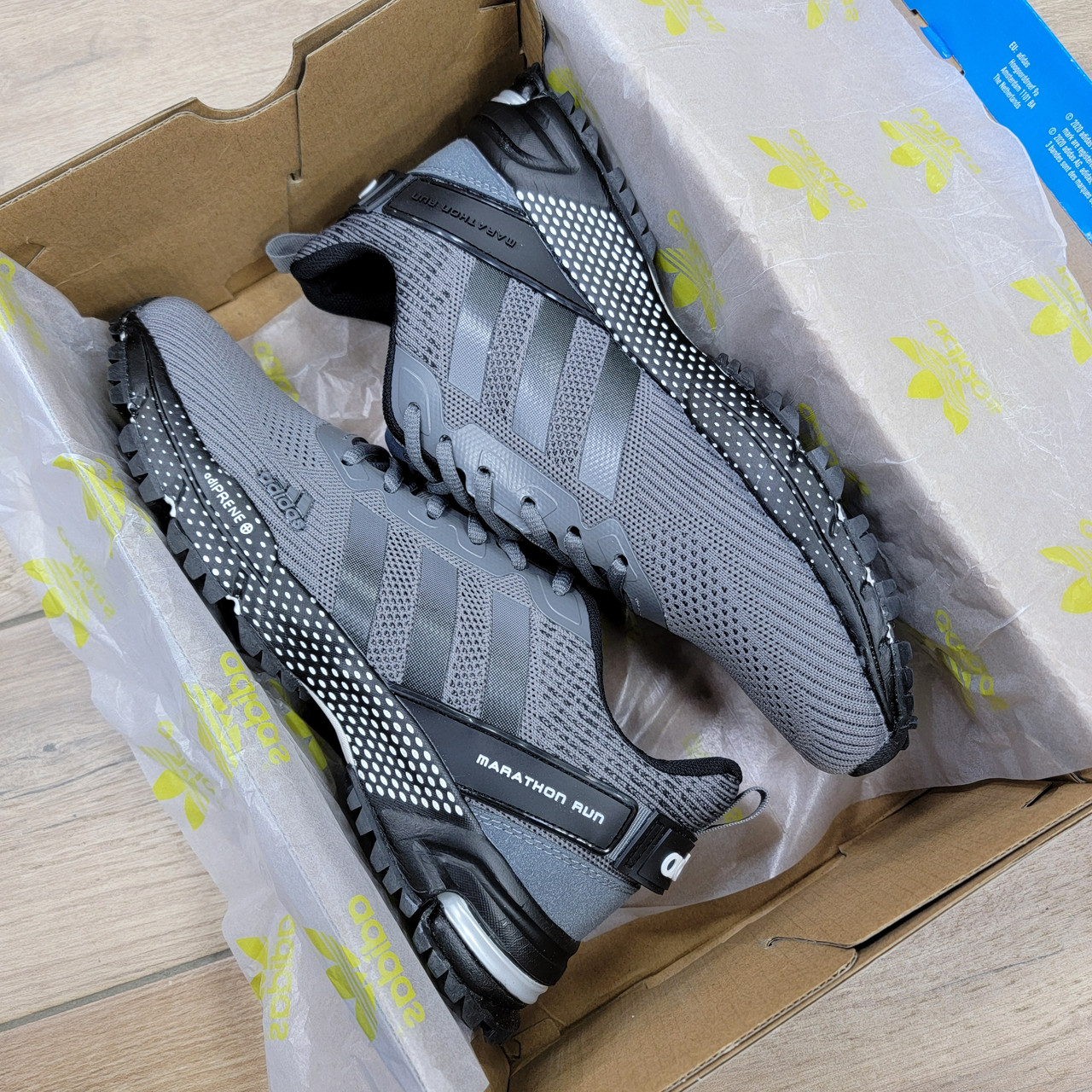 Кроссовки Adidas Marathon TR 30 Dark Gray - фото 6 - id-p208170307