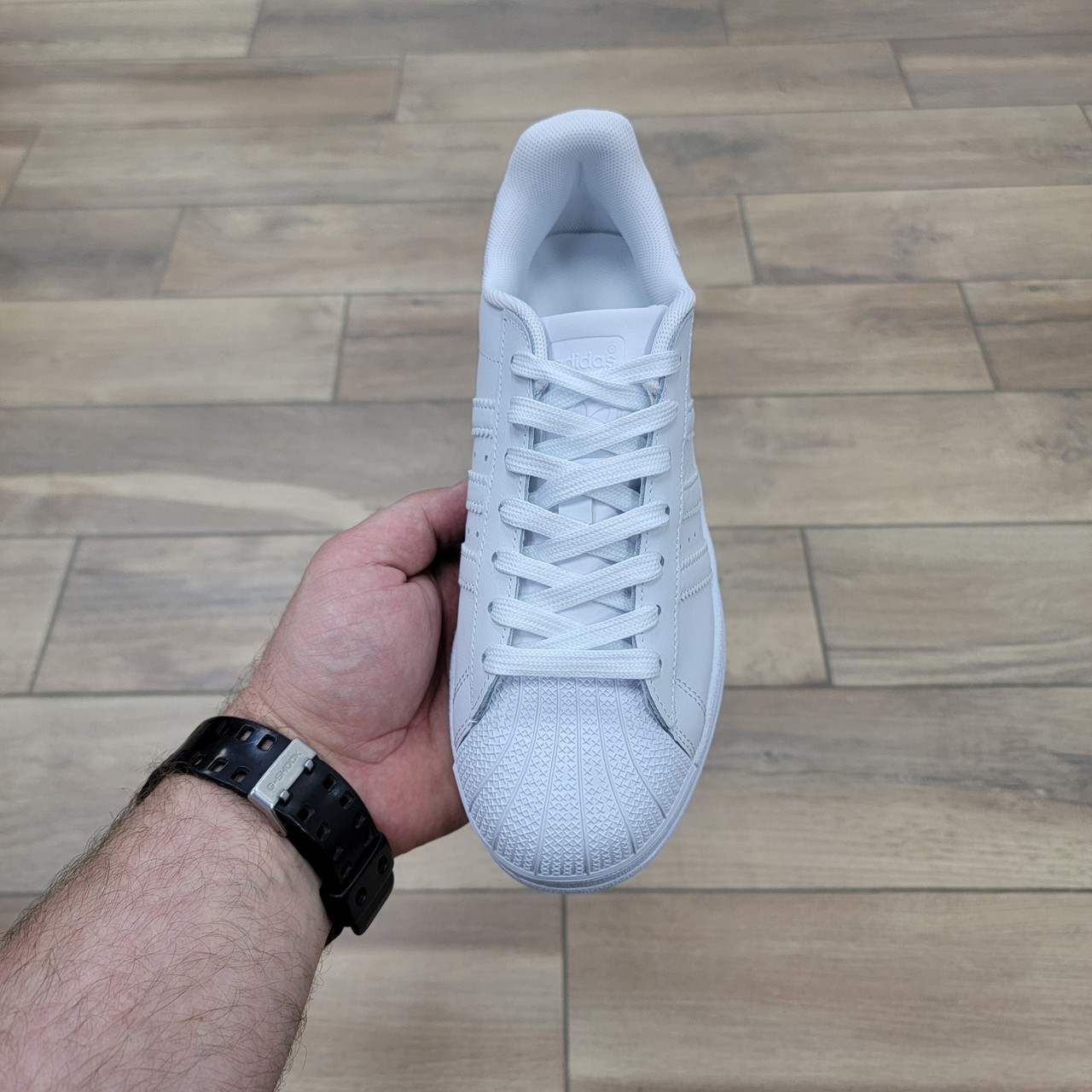 Кроссовки Adidas Superstar White - фото 3 - id-p21811396