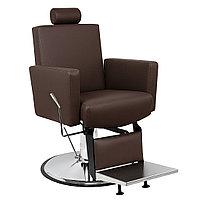 Толедо Инокс мужское парикмахерское кресло, коричневое. На заказ