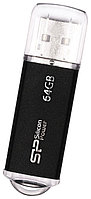 USB Flash Silicon-Power Ultima II I-Series Black 64 Гб (SP064GBUF2M01V1K)