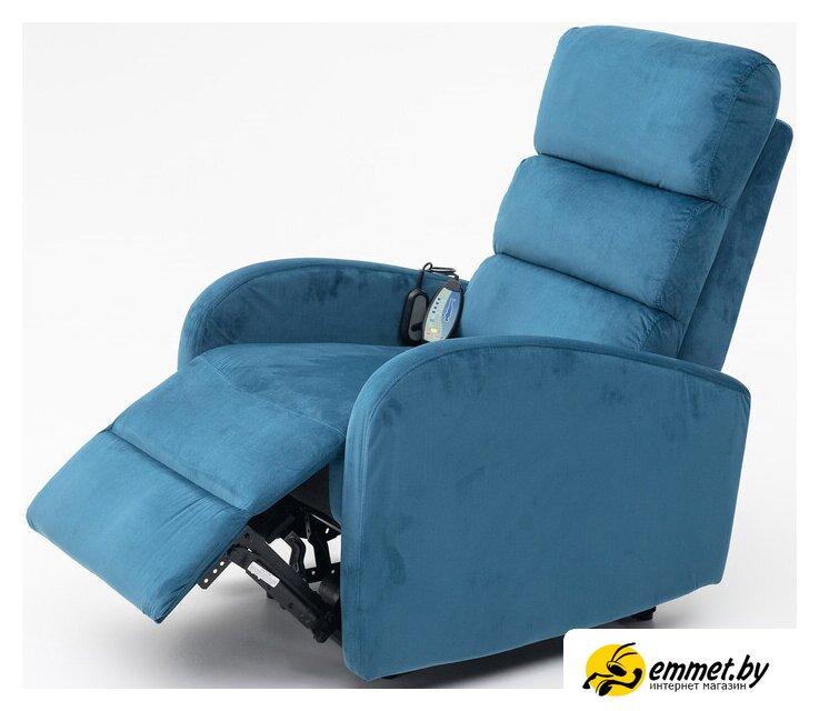 Массажное кресло Calviano 2165 (синий велюр) - фото 1 - id-p226863239