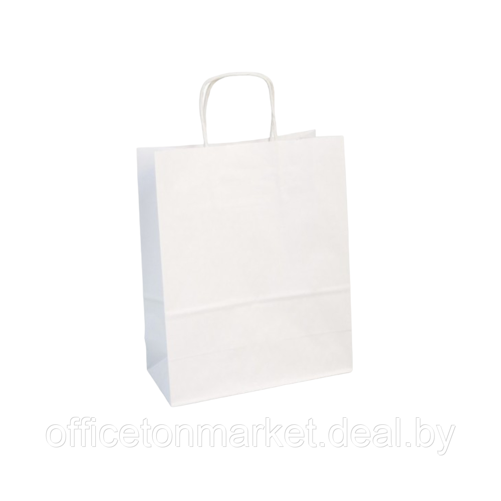 Пакет бумажный подарочный "White", 22х10х27 см, 1 шт - фото 1 - id-p226863021
