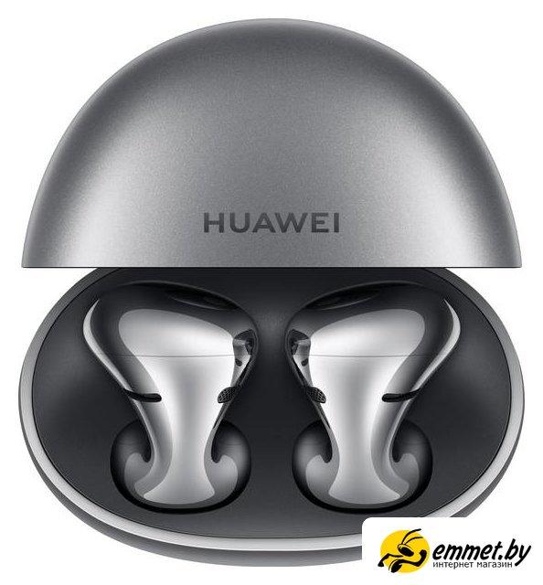 Наушники Huawei FreeBuds 5 (мерцающий серебристый, международная версия) - фото 3 - id-p226863810