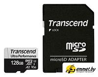 Карта памяти Transcend microSDXC 340S 128GB (с адаптером)