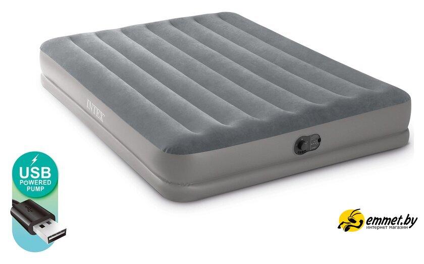 Надувная кровать Intex Prestige Mid-Rise Airbeds With USB Pump 64114 - фото 1 - id-p226863848