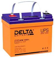 Аккумулятор для ИБП 12В/33Ач Delta DTM 1233 L срок службы 12 лет