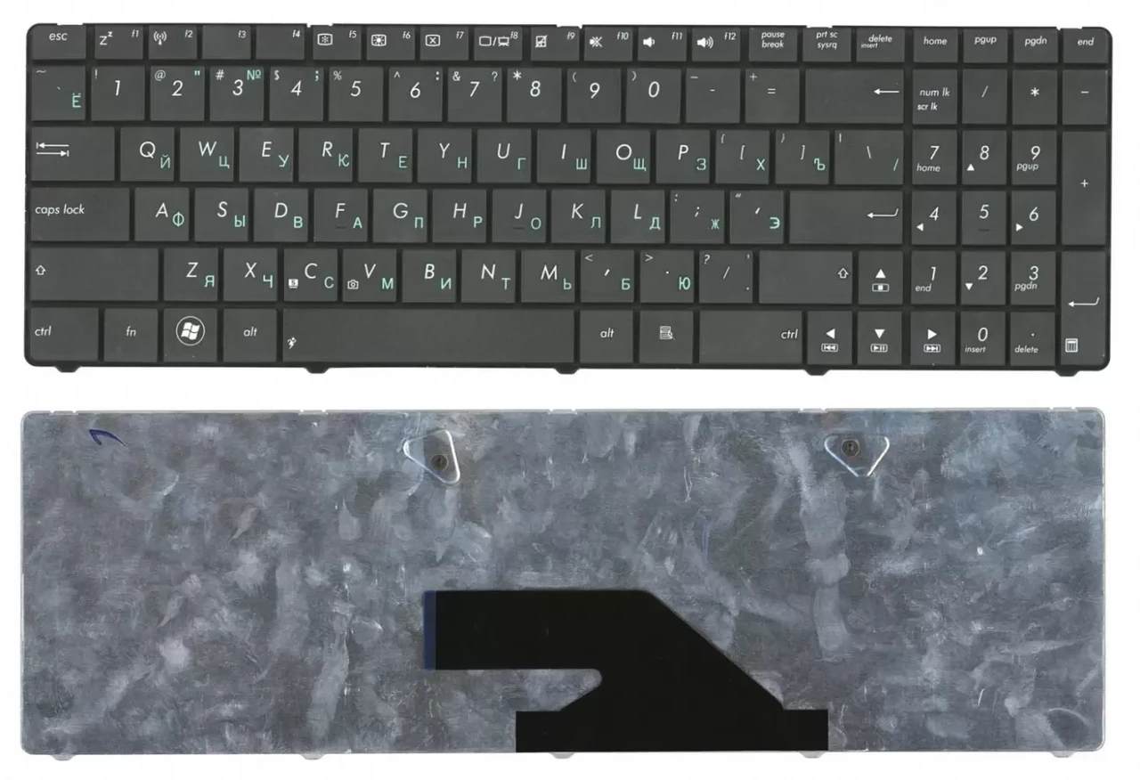 Клавиатура для ноутбука Asus K75, K75DE, K75VJ, K75VM, черная - фото 1 - id-p226865430