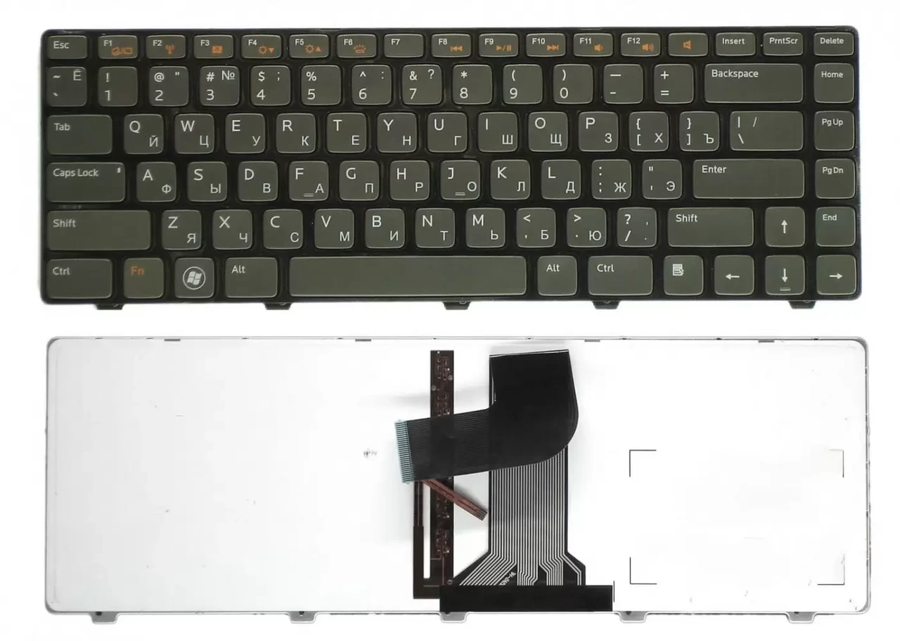 Клавиатура для ноутбука Dell XPS 15 L502X, N4110, M5040, N5050, N5040, черная с подсветкой - фото 1 - id-p226865432