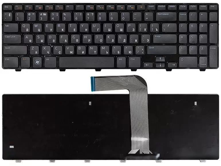Клавиатура для ноутбука Dell Inspiron N5110, 15R, L702X, черная - фото 1 - id-p226865436