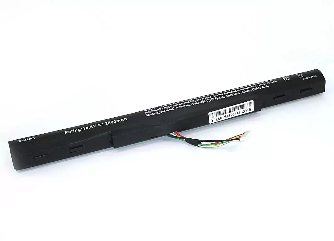 Аккумулятор (батарея) AL15A32 для ноутбука Acer Aspire E5-422 E5-472, 14.8В, 2500мАч, черный (OEM) - фото 1 - id-p226865455