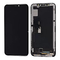 Дисплей для iPhone X + тачскрин черный с рамкой (copy LCD)