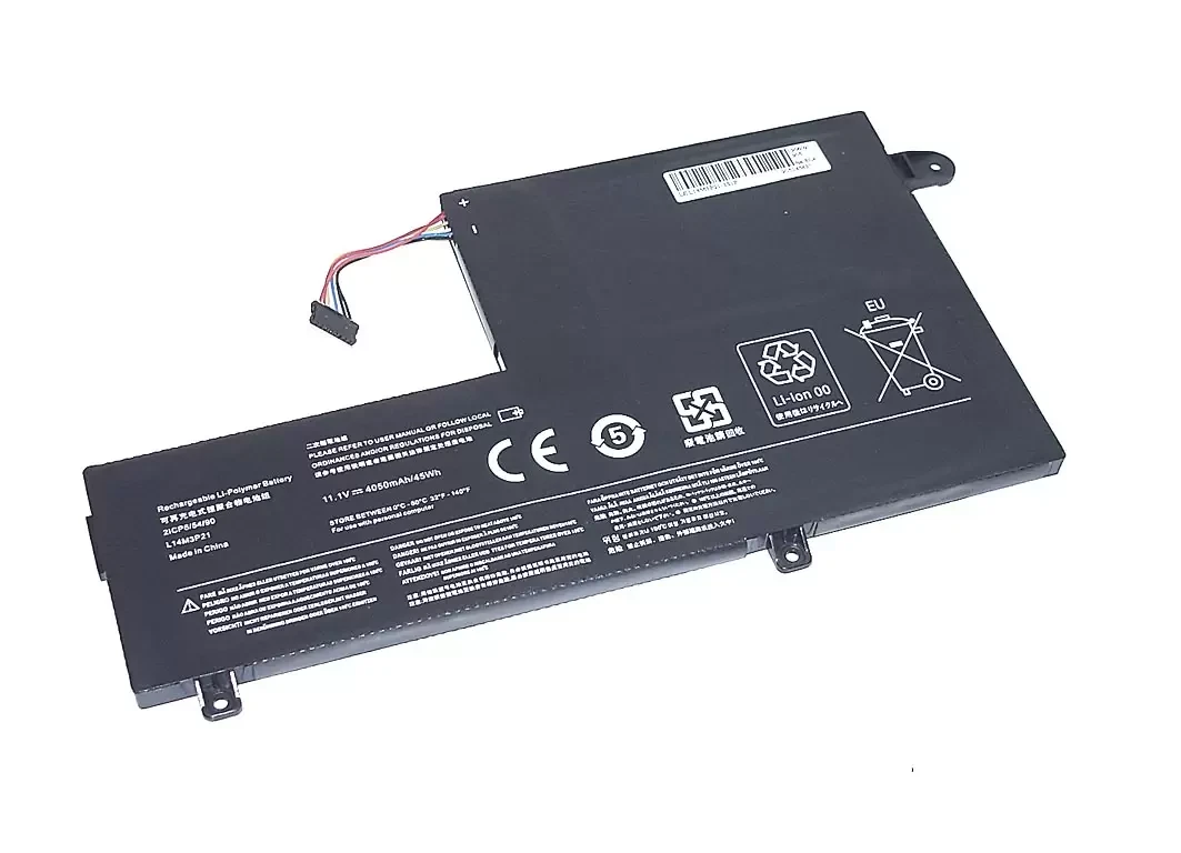 Аккумулятор (батарея) для ноутбука Lenovo Flex 3 14 (L14M3P21-3S1P), 11.1В, 45Wh, 4000мАч, черный (OEM) - фото 1 - id-p226865469