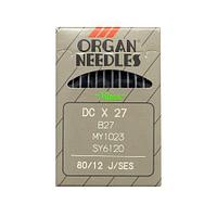 Промышленные иглы для трикотажа ORGAN DCx27 J/SES №80 (10 шт.)
