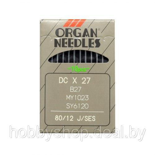 Промышленные иглы для трикотажа ORGAN DCx27 J/SES №80 (10 шт.) - фото 1 - id-p226865473