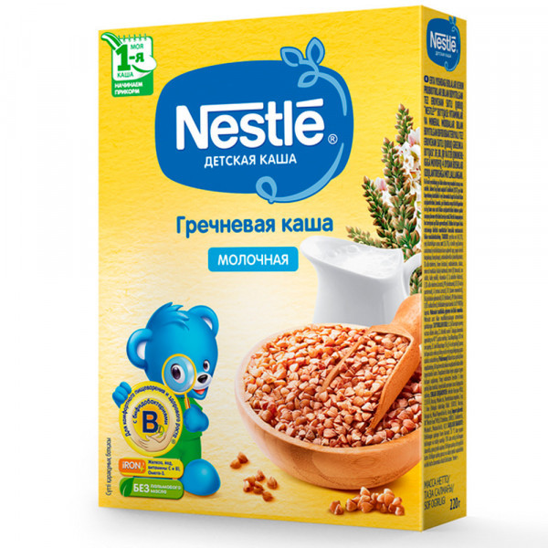 Каша Nestle гречневая молочная 200г - фото 1 - id-p226865627