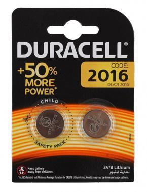Батарея Duracell DL/CR2016 CR2016 (2шт) - фото 1 - id-p226865280