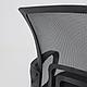 Кресло поворотное RENE, пластик, ткань/сетка, чёрный+сетка-черная, фото 2