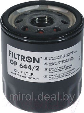 Масляный фильтр Filtron OP644/2 - фото 1 - id-p226878342