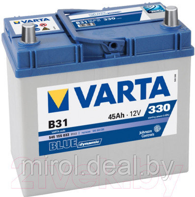 Автомобильный аккумулятор Varta Blue Dynamic B31 / 545155033 - фото 1 - id-p226878193
