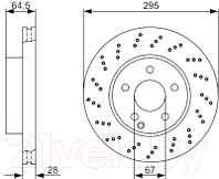 Тормозной диск Bosch 0986479331