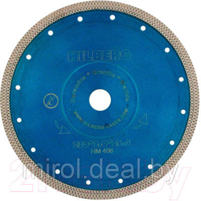 Отрезной диск алмазный Hilberg 230 ультратонкий турбо X / HM406 - фото 1 - id-p226881914