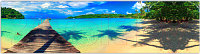 Фотофасад Arthata Пляж, пальмы, море / FotoSetka-600-117
