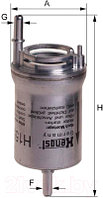Топливный фильтр Hengst H155WK
