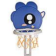 Стойка баскетбольная Птичка с кольцебросом, футбольными воротами Blue/Синий, фото 4