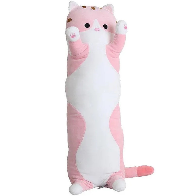 Мягкая игрушка Кот Батон Розовый 50 см - фото 5 - id-p227023708