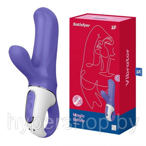 Вибратор для точки G с клиторальным стимулятором Satisfyer Vibes Magic Bunny