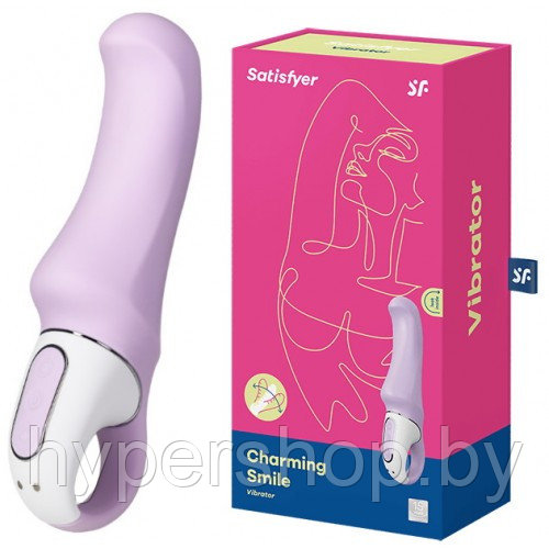 Вибратор для точки G Satisfyer Vibes Charming Smile нежно-фиолетового цвета