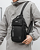 Сумка - рюкзак через плечо PRO Fashion. Серый, фото 2