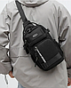 Сумка - рюкзак через плечо PRO Fashion. Серый, фото 3