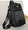 Сумка - рюкзак через плечо PRO Fashion. Серый, фото 9