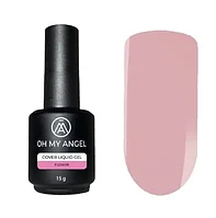 Жидкий гель с кистью Oh My Angel Cover Liquid Gel - Flower, 15 мл