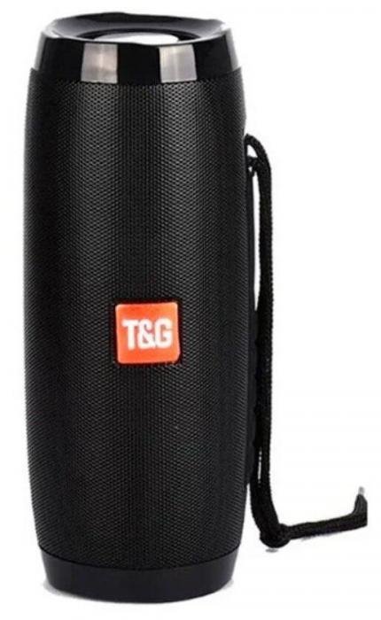 Портативная беспроводная Bluetooth колонка T&G TG157 черная блютуз музыкальная - фото 4 - id-p226683462