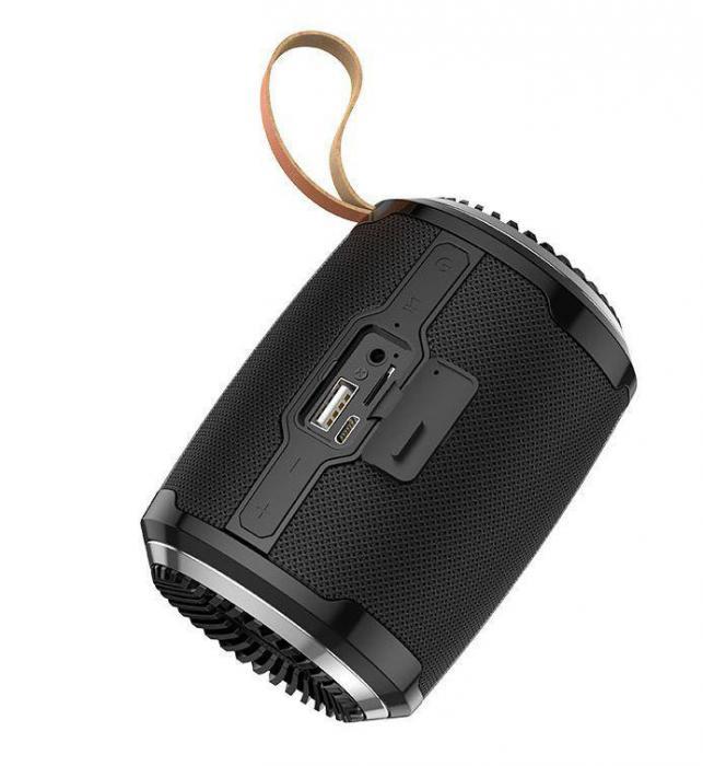 Портативная беспроводная Bluetooth мини колонка Hoco BS39 Cool Freedom черная блютуз переносная для телефона - фото 2 - id-p226683502
