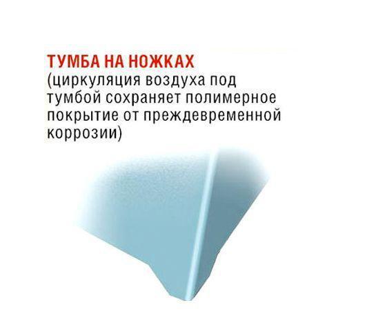 Рукомойник для дачи АКВАТЕКС умывальник дачный металлический с тумбой медь без подогрева воды 20 л - фото 4 - id-p226683541