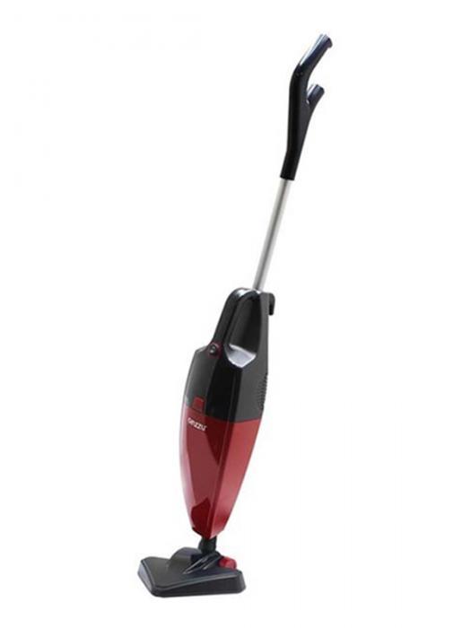 Вертикальный ручной пылесос Ginzzu VS121 красный бытовой хозяйственный для сухой уборки дома - фото 1 - id-p226683891