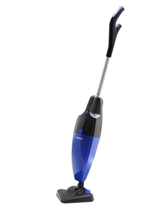 Вертикальный ручной пылесос Ginzzu VS121 синий бытовой хозяйственный для сухой уборки дома - фото 1 - id-p226683892