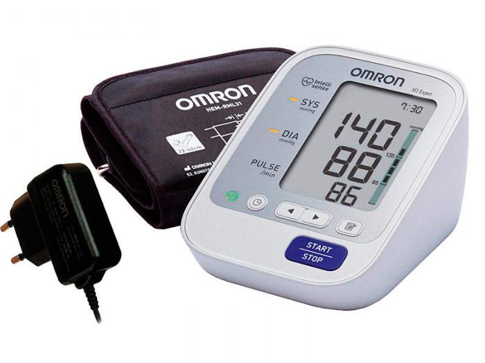 Автоматический тонометр на плечо Omron M3 Expert электронный с адаптером для измерения артериального давления - фото 1 - id-p226684122