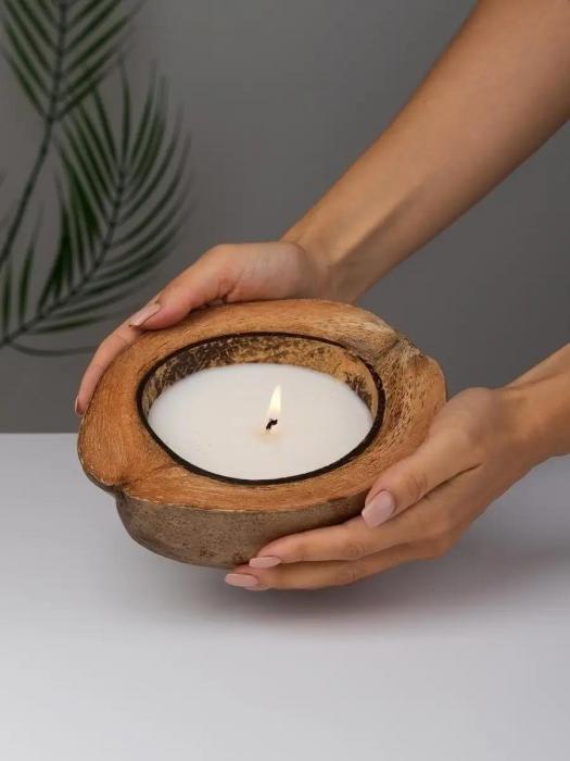 Свеча ароматическая свечка в банке восковые аромасвечи для дома - фото 9 - id-p226853288